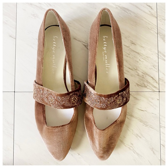 Bettye Muller Anthropologie Arietta Flats in Mauve Pink Size 9 - Picture 4 of 10